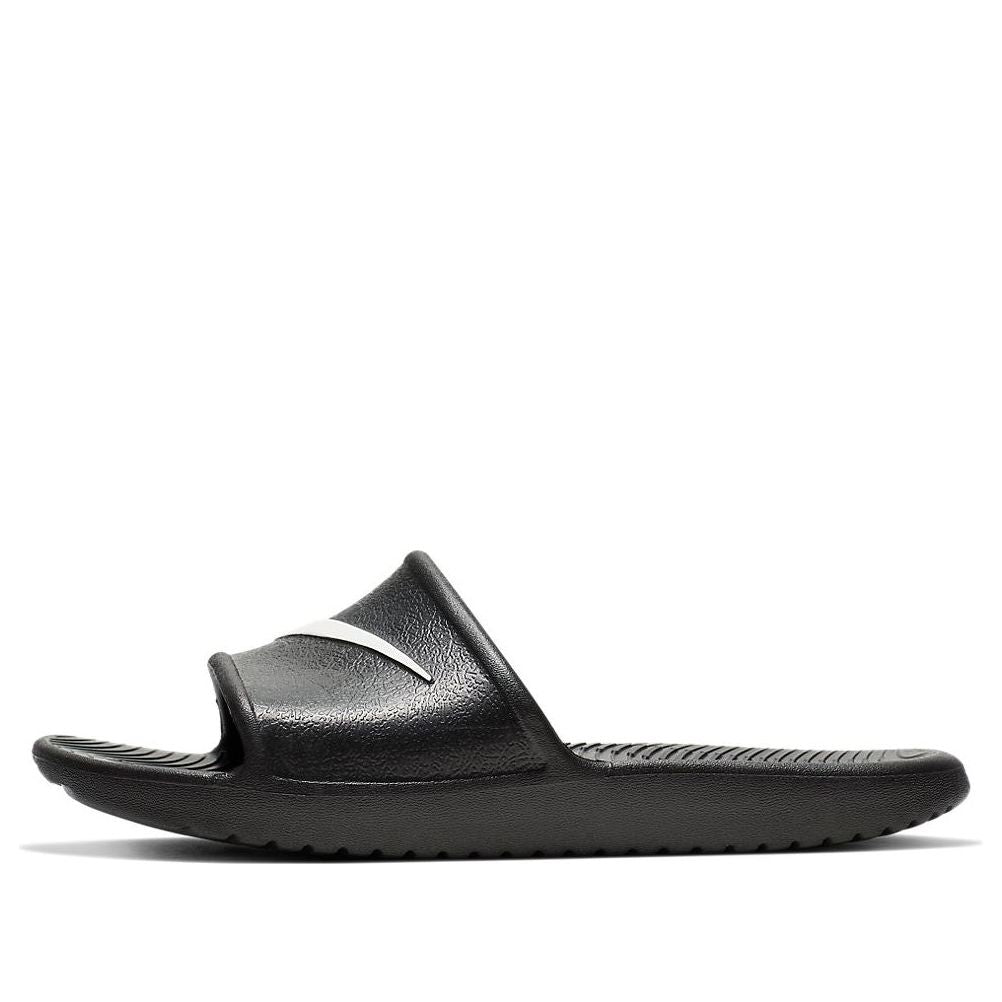 (GS) Nike Kawa Slide 'Black White' BQ6831-001