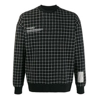 A-COLD-WALL* Plaid Detail Printing Round Neck Sports Black CJB02BLK