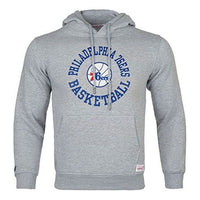 Mitchell & Ness Team MN hooded Athleisure Casual Sports Pullover Philadelphia 76ers Couple Style Gray MN16H11-PHI