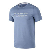 Skechers Sport Logo Printed Tee 'Teal White' P223M016-02TZ