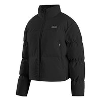 (WMNS) Skechers Casual Series Short Down Jacket 'Black' P422W003-0018