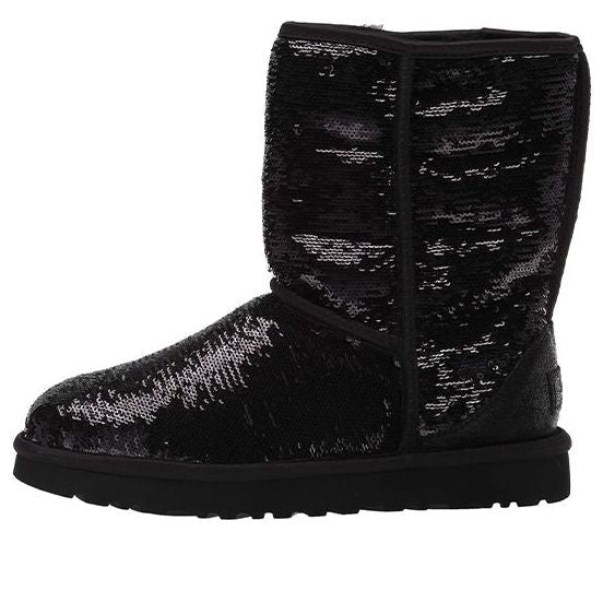 (WMNS) UGG Snow Boots 'Black' 9248759-BLK