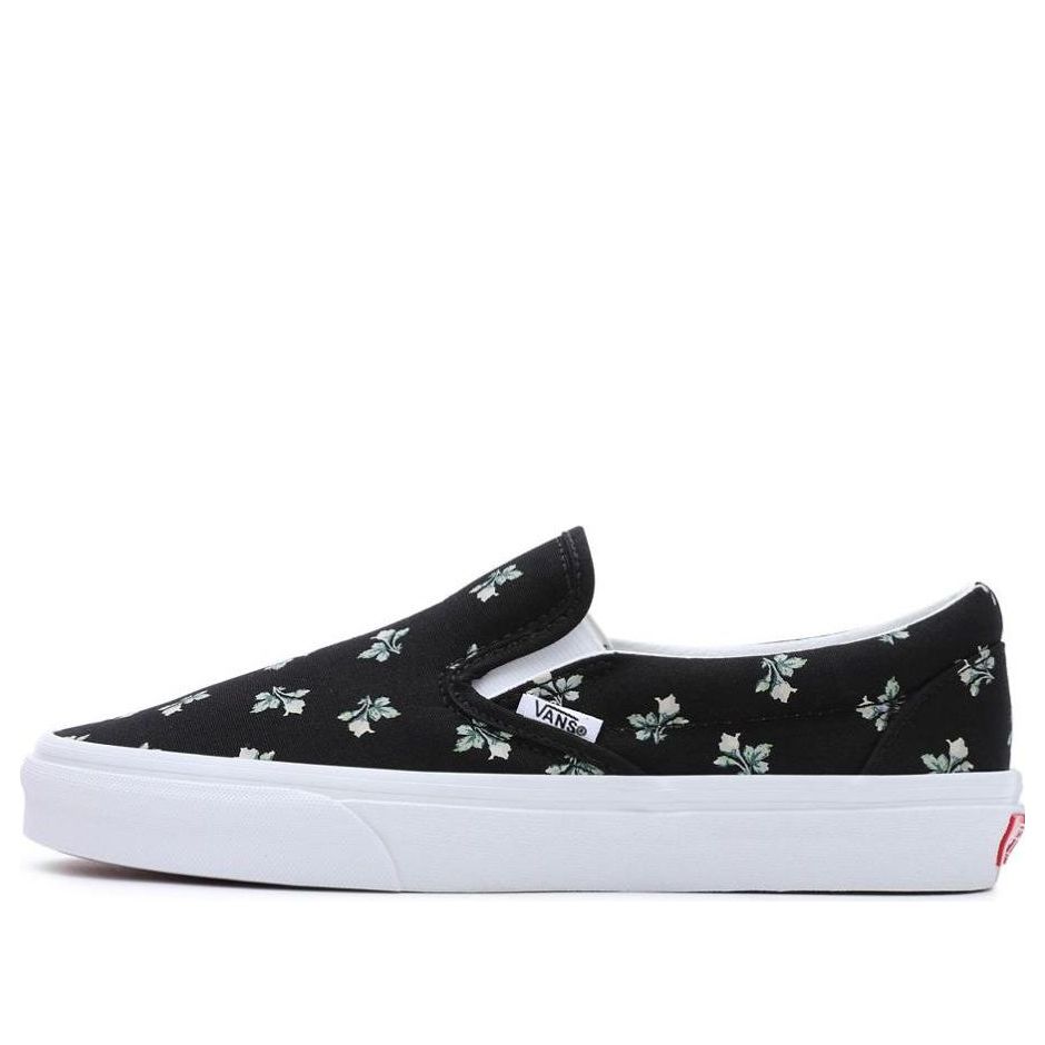 (WMNS) Vans Classics Slip-On Floral 'Black White' VN000BVZBLA