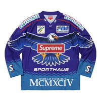 Supreme SS22 Week 4 Eagle Moto Jersey Logo Tee SUP-SS22-178