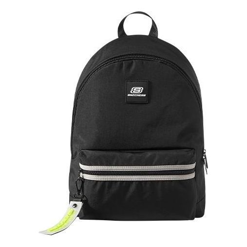 Skechers Colorful Casual Series Simple Backpack 'Black White' L322U076-0018