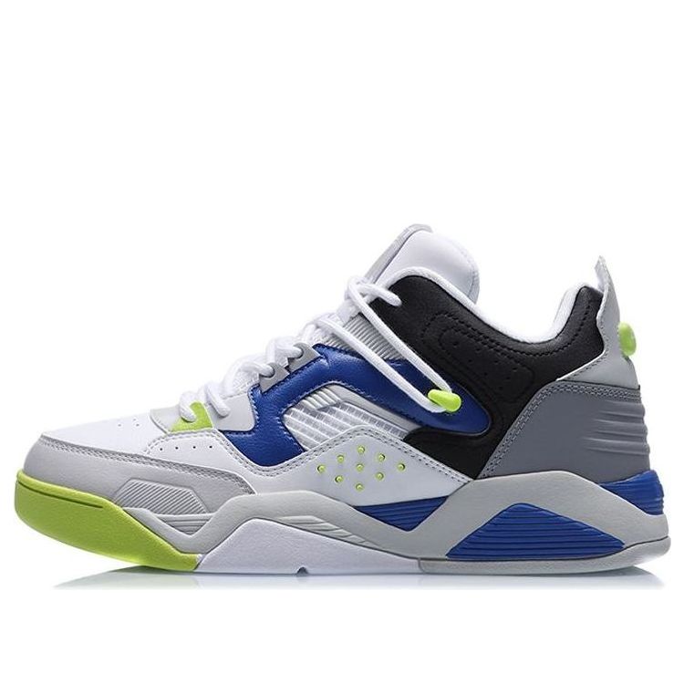Li-Ning Casual Basketball Shoes 'White Black Blue' AGBR025-1