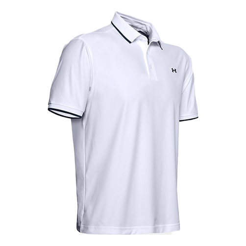 Under Armour Playoff Pique Polo Shirt 'White' 1345459-101