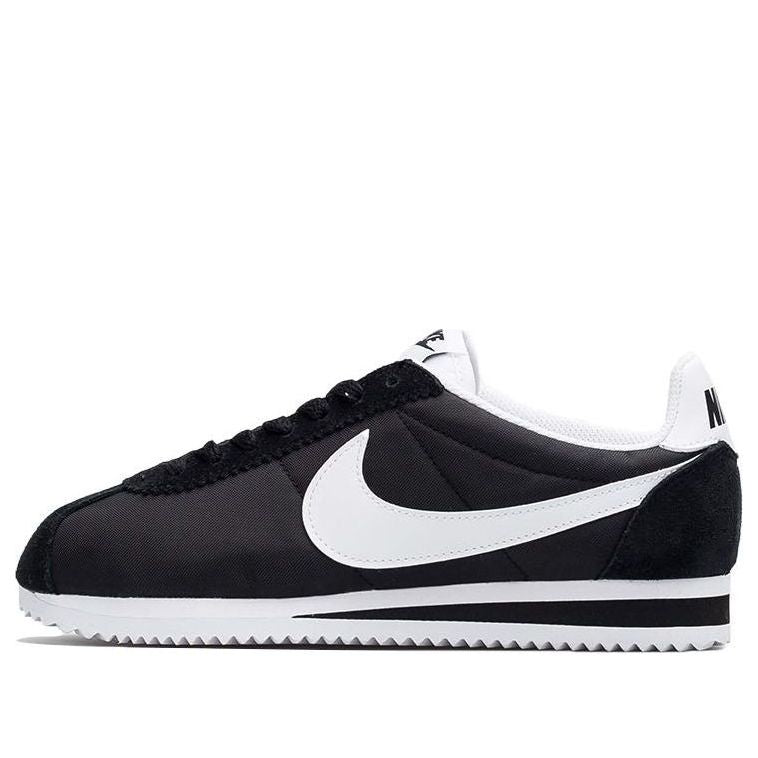 (WMNS) Nike Classic Cortez Nylon 'Black White' 749864-011
