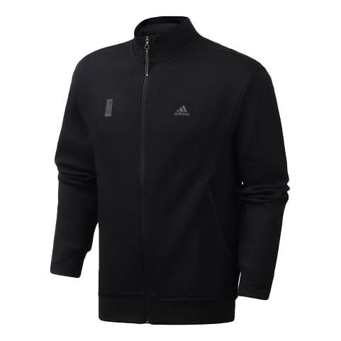 adidas WJ TT Zipper Casual Sports Jacket Black FK4474
