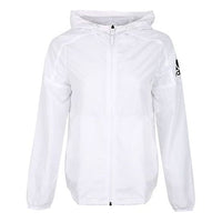 (WMNS) adidas Windbreaker Sport Hoodie Jacket 'White' CV5476