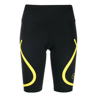 (WMNS) adidas by Stella McCartney TruePace Cycling Shorts Asia Sizing 'Black Yellow' HI6058