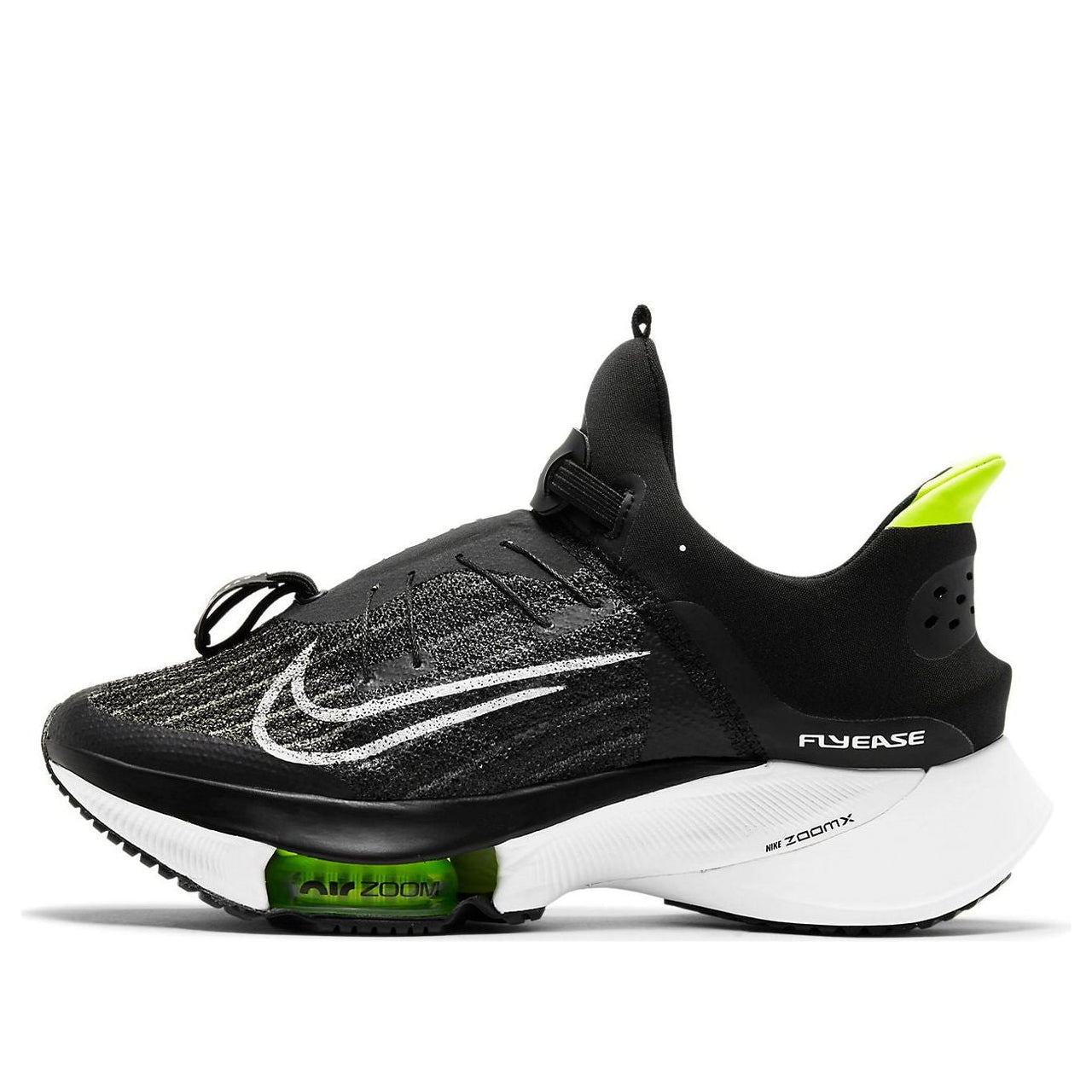 (WMNS) Nike Air Zoom Tempo Next% FlyEase Black/White/Green CZ2853-001
