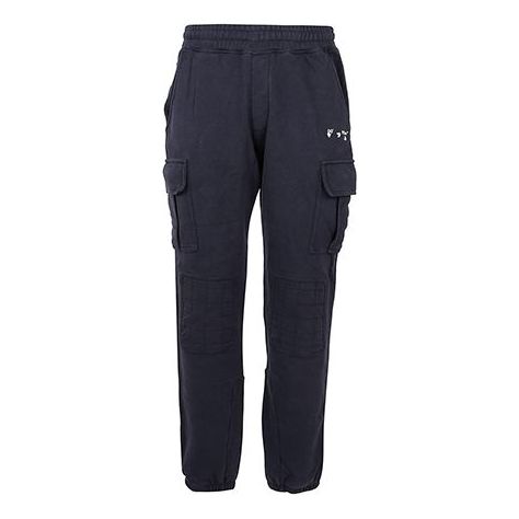 Off-White Fw20 Logo Print Patch Detail Track Pants OMCH017E20FLE0014501