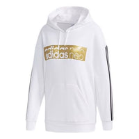 (WMNS) adidas neo Casual Sports Pullover White GH8212