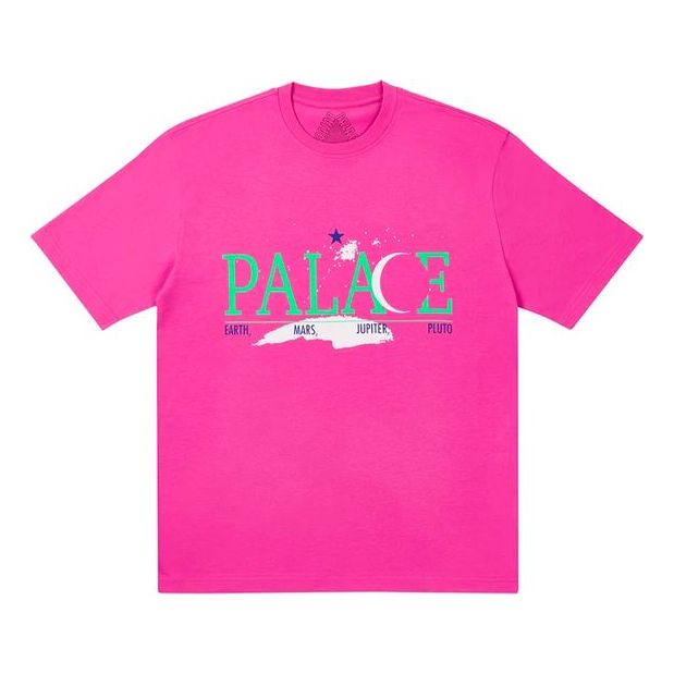 PALACE Outer Space Pink Alphabet Logo Short Sleeve Unisex P20TS067