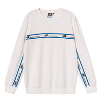 New Balance Vintage Crewneck Sweatshirt Pullover Asia Sizing 'White Blue' NC933031-IV