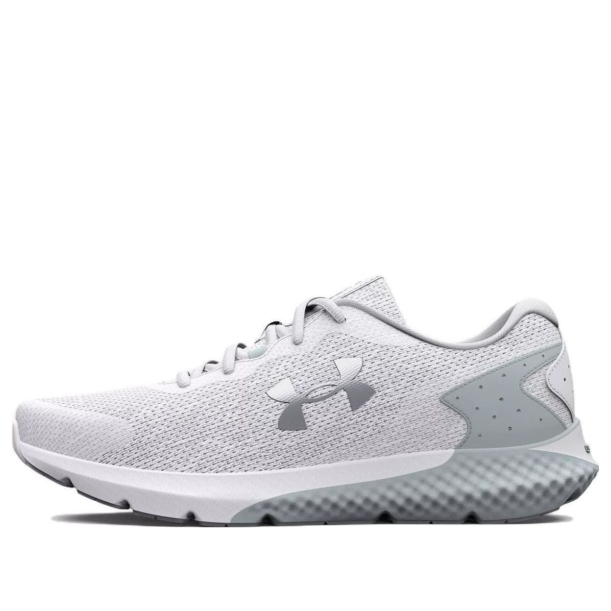(WMNS) Under Armour Charged Rogue 3 Knit 'White Grey Mist' 3026147-102