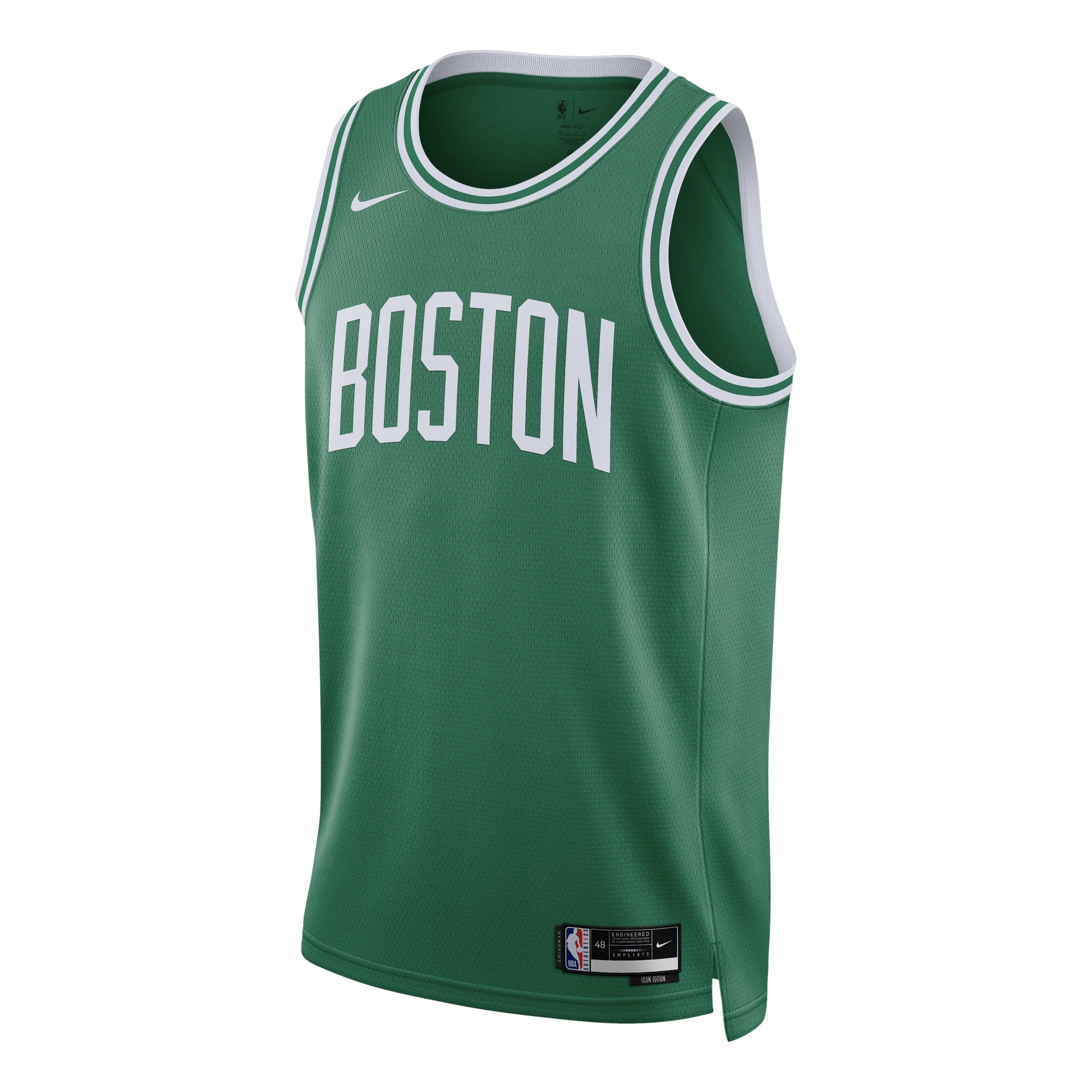 Nike NBA Boston Celtics Icon Edition Swingman Jersey 'Clover White' DN2129-312