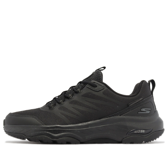 (WMNS) Skechers Go Walk Arch Fit 'Pure Black' 124441-BBK