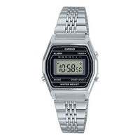 CASIO Quartz Waterproof Analog Unisex Mens Silver Digital LA690WA-1
