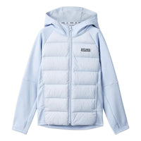 (GS) Skechers Hooded Woven Down Jacket 'Teal' P423K018-0356