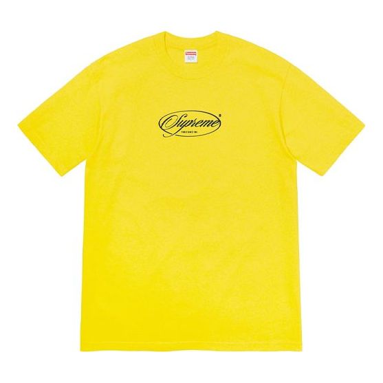 Supreme FW20 Week 17 Classics Tee T SUP-FW20-374-YEL