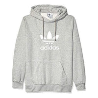 adidas originals Casual Sports Pullover hooded Long Sleeves Gray ED8785