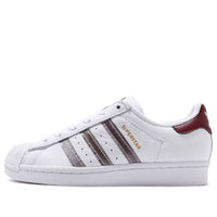 adidas Superstar 'Cloud White Collegiate Burgundy' FX4419