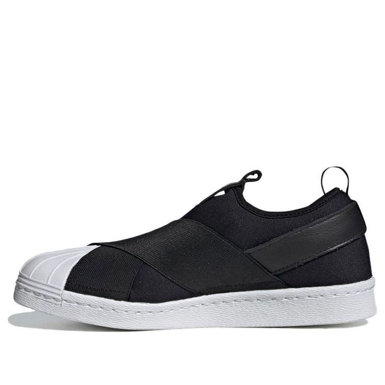 (WMNS) adidas originals Superstar Slip-on 'White Black' EW2053