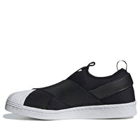 (WMNS) adidas originals Superstar Slip-on 'White Black' EW2053