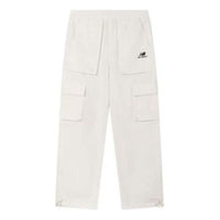 New Balance Logo Cargo Pants Asia Sizing 'White Black' 5TC44643-IV