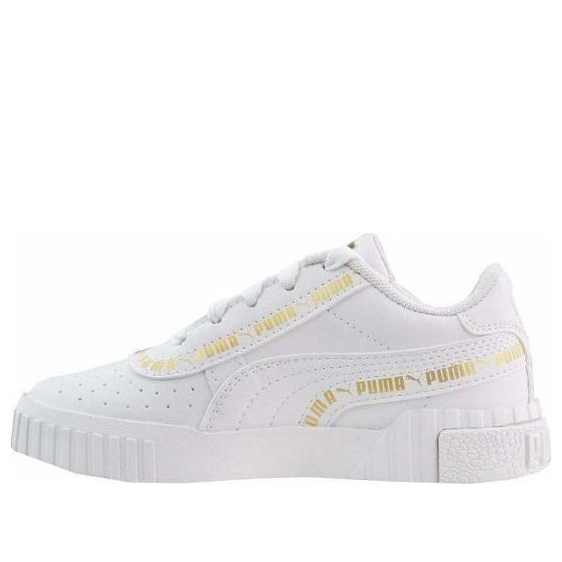 (PS) PUMA Cali Taping Sneakers White/Gold 373664-01