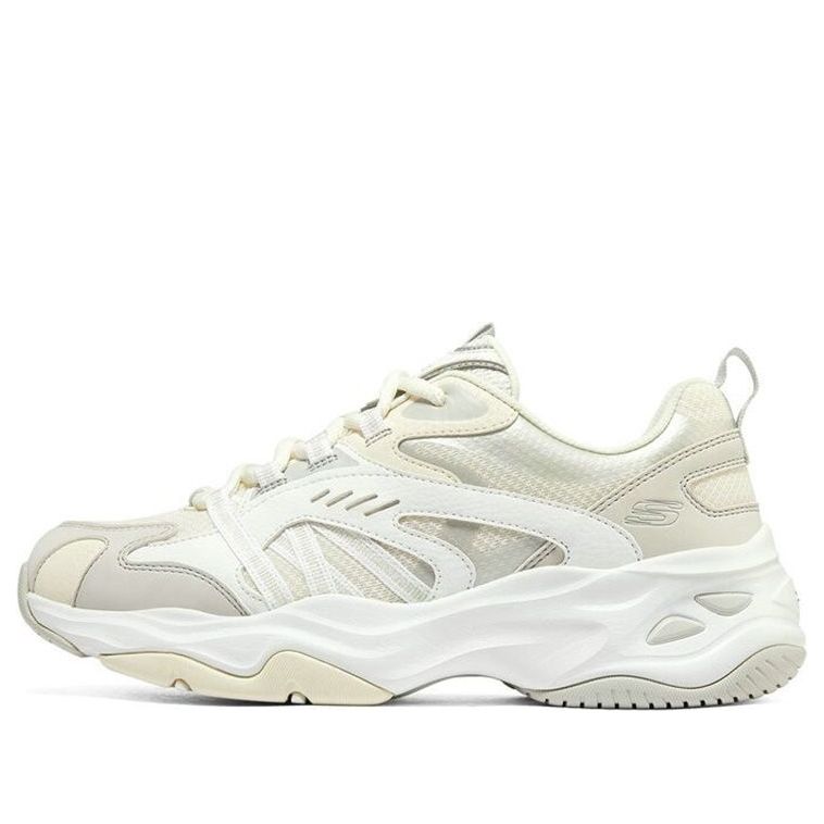 (WMNS) Skechers DLITES 4.0 'White Grey' 896080-WGY