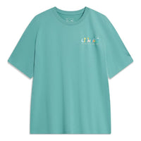 Li-Ning Floral Graphic T-shirt 'Teal' AHST449-4