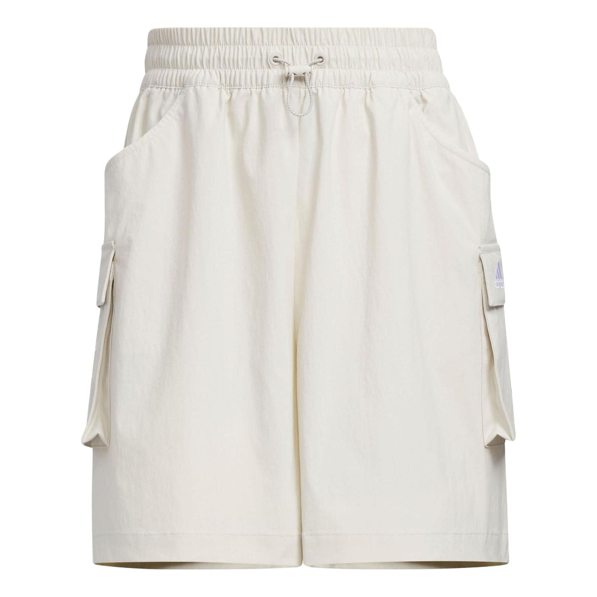 (WMNS) adidas Cargo Loose Water Repellent Pockets Shorts 'Gray White' IS7408