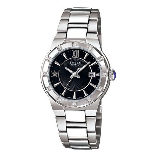CASIO Waterproof Sports Sapphire Crystal Black Analog SHE-4500D-1A