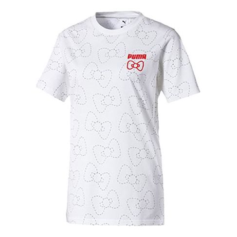 (WMNS) PUMA x HELLO KITTY Crossover Short Sleeve White 597236-02