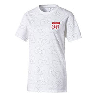 (WMNS) PUMA x HELLO KITTY Crossover Short Sleeve White 597236-02