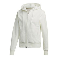 Men's Y-3 SS21 Solid Color Logo Minimalistic Zipper White FN3364