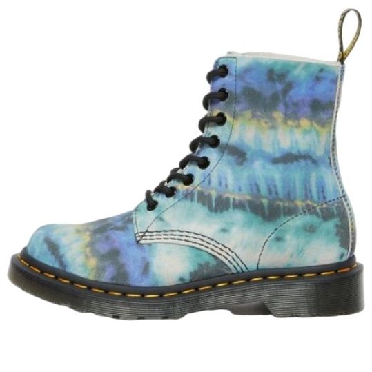 (WMNS) Dr. Martens 1460 Pascal Tie Dye Leather Lace Up Boots 'Blue' 27242400