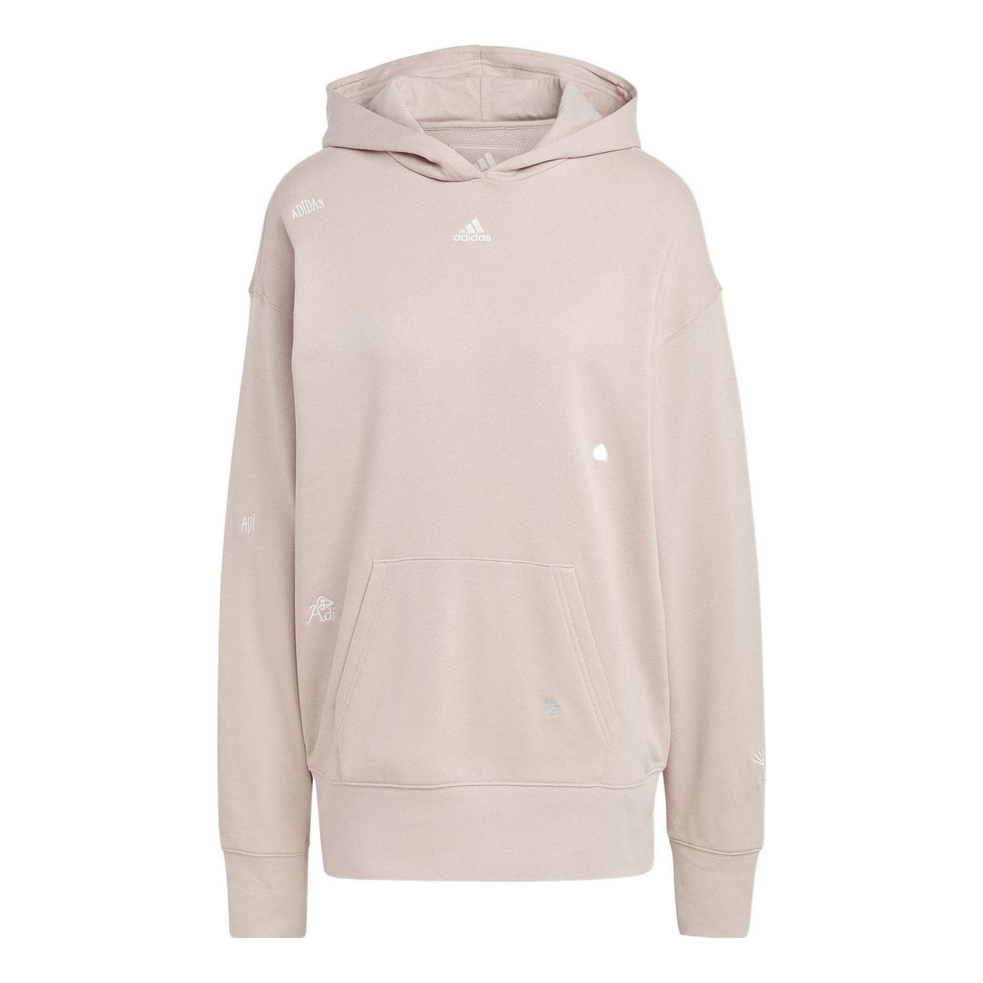 (WMNS) adidas Relaxed Hoodie Asia Sizing 'Beige' IC8684