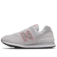 (WMNS) New Balance 574 Shoes White/Red WL574AP2