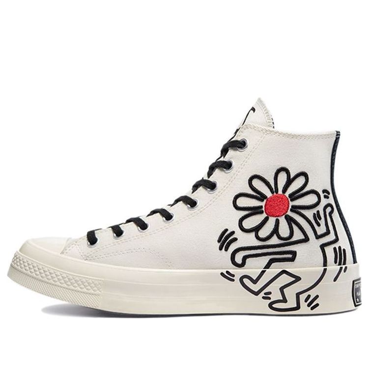 Keith Haring x Converse Chuck Taylor All Star 70 High Tops Egret White 'Egret Black Red' 171858C