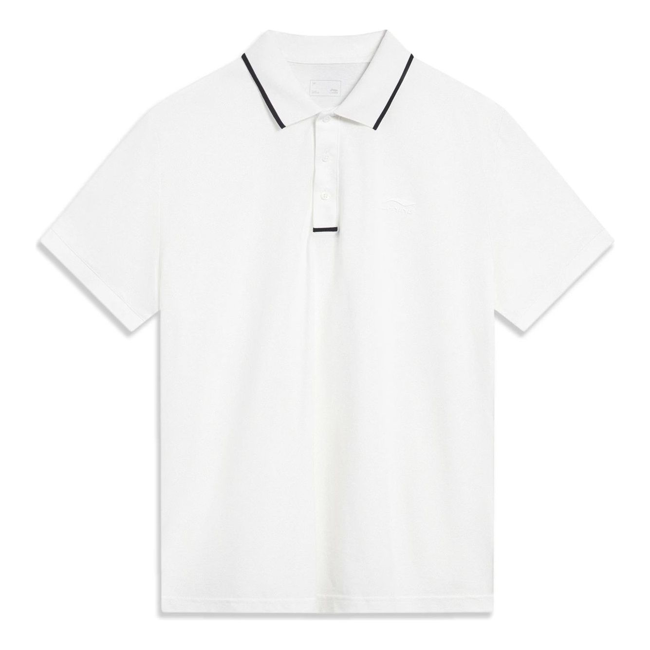 Li-Ning Lifestyle Regular Polo T-shirt 'White' APLT097-1