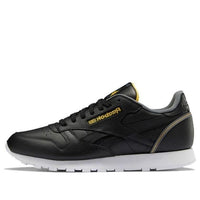 Reebok Classic Leather Black Gold 'Black Yellow' FW7784
