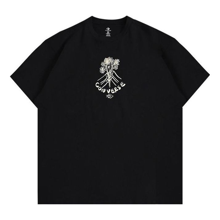 Converse Flower Friends Tee Asia Sizing 'Black' 10024757-A01