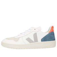 Veja V-10  Lace-Up 'White Oxford Grey' VX022303B