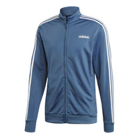 adidas E 3S TT TRIC Slim Fit Training Sports Stylish Jacket Blue Gray EI4893