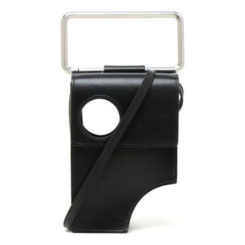 Off-White Leather 21 Long Single-Shoulder Bag Black OFWBGPO11BGMGBKX