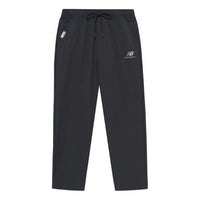 New Balance Logo Knit Slim Pants Asia Sizing 'Black' AMP32359-BK